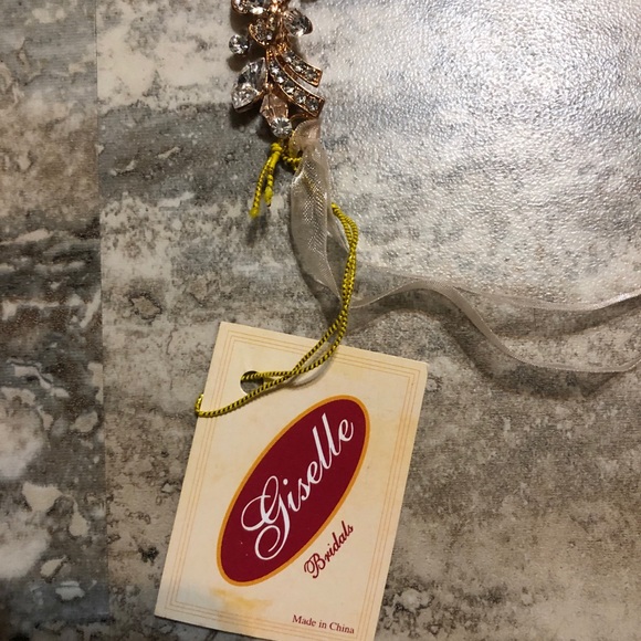 Bridal rose gold belt - Picture 5 of 10